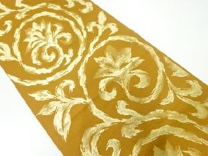 アンティーク　唐花模様織出し袋帯（材料）